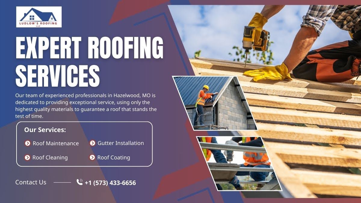 Ludlow's Roofing contractor is conducting a free roof inspection in Hazelwood, MO, focusing on a thorough evaluation
